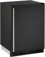 U-Line U1224RB00B 24&quot; 1000 Series Built In Counter Depth Compact Refrigerator with 5.2 cu.ft. Capacity, in Black N2
