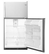 Whirlpool&reg; 33-inch Wide Top-Freezer Refrigerator with Optional EZ Connect Icemaker Kit - 20.5 cu. ft
