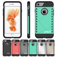 iPhone 7 Case, [4.7 Inch] by HLCT, Interior TPU Bumper &amp; Hard Shell Solid PC Back, Shock-Absorption &amp; Skid-Proof... N3
