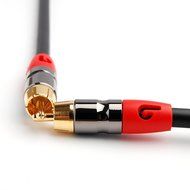 PlugLug&reg; Dual Shielded Subwoofer Audio RCA Cable with Gold plated connectors - 10 Feet. N2
