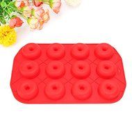 12 Cavity Silicone Doughnut Cake Mold Pudding Biscuit Baking Mold Mould N3