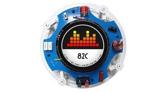82W Silver Ticket In-Wall In-Ceiling Speaker with Pivoting Tweeter (8 Inch in-wall) N35