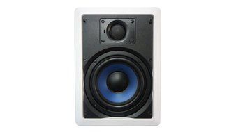 82W Silver Ticket In-Wall In-Ceiling Speaker with Pivoting Tweeter (8 Inch in-wall) N37
