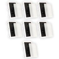 Theater Solutions TSS6W In Wall 6.5" Speakers Surround Sound Home Theater Deluxe 7 Speaker Set TSS6W-7S