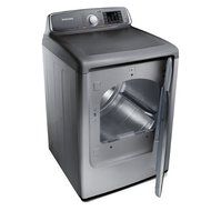 Samsung DV50F9A8GVP Stainless Platinum Gas Front Load Dryer with Steam Dry, 7.4 Cubic Feet N2