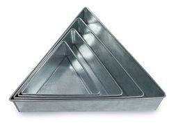 4 Tier Triangle Shape Birthday wedding Cake Pan tins N2