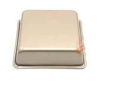 Astra shop Mini 4-Inch Non-Stick Square Cake Pan, Set of 2 N5