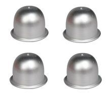 Astra Gourmet Set of 4 Aluminum Deep Semicircle Round Chiffon Cake Pan Bobbi Doll Princess Cake Mold Pudding Dessert... N8