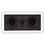Theater Solutions TSLCR5 Dual 5.25-Inch Woofer In Wall Surround Sound HD Home Theater Kevlar Center Channel Speaker N4