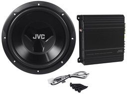 JVC CS-PK202 Sub Amp Combo 12" 1000W Subwoofer+300W Amplifier+Sealed Box+Amp Kit N2