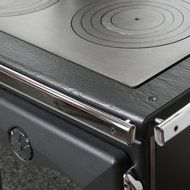 Wood Burning Cook Stove La Nordica "America Black" Cooking Stove Range N4