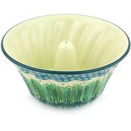 Polish Pottery Bundt Cake Pan 10-inch Prairie Land UNIKAT N5