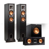 Klipsch Reference 3.1 Channel R-24F Floorstanding Speaker Bundle with 12" Subwoofer (Black) N2