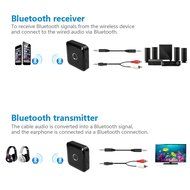 2 in 1 Bluetooth 4.0 Transmitter Receiver, Topoint&reg; 3.5mm Wireless Audio Adapter for Headphones TV Computer/PC... N2