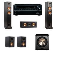 Klipsch R-28F Floorstanding Speakers 5.1 PL-200 Onkyo TX-NR545