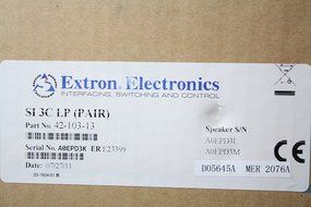 Extron Electronics 42-103-13 Full-Range 8 Ohm Ceiling Speakers With 4"&nbsp;Low Profile Back Can N2