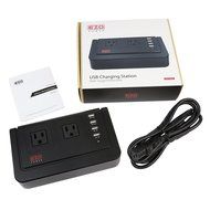 EZOPower 4200-Joule Surge Protector USB Charging Station / Power Strip with 2 AC Outlets &amp; 4 Smart USB Charger... N2