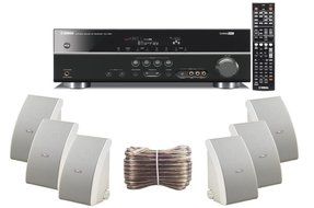Yamaha 3D-Ready 5.1-Channel 500 Watts Digital Home Theater Audio/Video Receiver With a USB Digital Input and Connecting... N6