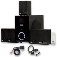 Acoustic Audio AA5817 Home Theater 5.1 Speaker System with Bluetooth and Optical Input N2