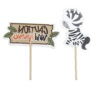 Whitelotous 24pcs Cake Inserted Card Decor Dessert Muffin Cupcake Toppers for Picnic Wedding Baby Shower Birthday... N8