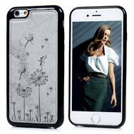 iPhone 6S Case,iPhone 6 Case (4.7") - Slim Fit Shock-Absorption Soft TPU Rubber Gel Bumper Vintage Embossed Dandelions... N17