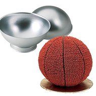 Edealing 1PCS 3D Sports Round Ball Cake Tin Pan Set Football Tennis Basketball N3