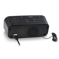 Britz BZ-M107 8&Omega; 1W Black Digital FM Radio &amp; Clock With Dual Alarm Free Voltage 100~240V N6