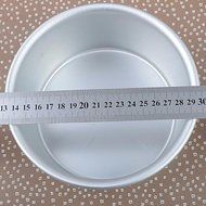 Kaifina 17CM*17CM*7.5CM Aluminum Baking Mould 6Inches Round Cake Bakeware Mold N6