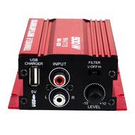 2Ch Digital Power Amplifier, Mowon Tripath Class T HIFI Steoro Audio Mini Amplifier 20x2W AMP with 3A Power Supply... N8