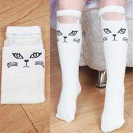 Banggood Kids High Knee Cute Socks kintted Cotton Stocking for girls N11