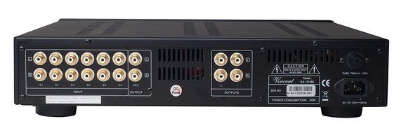 Vincent Audio - SA31 MK Hybrid Stereo Preamplifier - Black N2