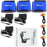 PAKITE PAT-630 5.8GHz Wireless Audio Video AV Sender Transmitter &amp; Receiver 200M for DVD CCTV Camera IP camera... N4