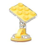 Kaka(tm) Bling Handmade Crystal Rhinestones Portable Rotating Suction Cup Mini Desk Car Mount Clip Stand Holder... N4