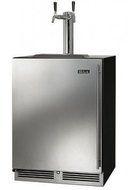 Perlick HC24TO-3-1L2 24" Commercial Series Outdoor Beer Dispenser with Dual Tap Stainless Steel Interior and Complete...