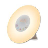 Alarm clock, Wake up light Sunrise Simulation Alarm Clock LED lights with Nature or FM Radio Sounds MICMI W20 N2