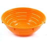 Scandicraft Orange Round Plastic Bread Proofing Bowl, 4 Cup