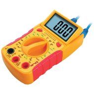 PYLE PLTM35 Mini Digital LCD DC &amp; AC Voltages, DC Current, Resistance &amp; Diode Multimeter consumer electronics
