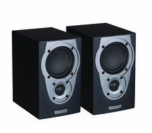 Mission Audio MX-S BLK 2-Way Bookshelf Speakers (Black, 2) (Discontinued by Manufacturer) N3
