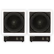 Theater Solutions TS1000 Passive 10" Home Theater In Wall 2 Subwoofers and 2 Amps Set