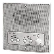 M&amp;S SYSTEMS DMC1RW Weather-Resistant Remote Station Speaker (white)