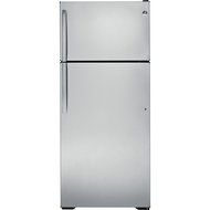 Ge GIDDS-294900 Energy Star 17.5 cu. ft. Top Freezer Refrigerator, Stainless, Reversible Door Swing