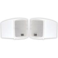 Acoustic Audio AA321W Surround Speakers, White, Set of 2 N3