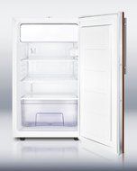 Summit CM411LBIIFADA 20" Medically Approved &amp; ADA Compliant Compact Refrigerator with 4.1 cu. ft. Capacity Adjustable... N2