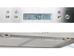 K-star K1008E Island Mounted Range Hood With Glass Canopy N3