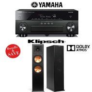 Yamaha AVENTAGE RX-A860BL 7.2 Channel Network AV Receiver + (1) Pair of Klipsch RP-280FA Dolby Atmos Floorstanding...