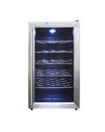 Vinotemp VT-18TEDS Thermo-Electric Digital 18-Bottle Wine Chiller, Black and Stainless N5