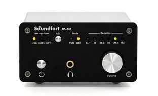 Soundfort DS-200: high-performance USB DAC - DSD5.6MHz (DoP), PCM192kHz / 32bit support N4