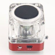 Getmore Portable Mini Multimedia Speaker LCD Mp3 Player Fm Radio for Micro Sd Mp3 USB Red N8