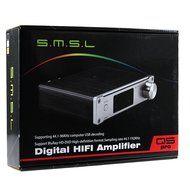SMSL Q5 Pro Pure Digital HiFi Amplifier USB Fiber Coaxial Optical Audio Power Silver N4