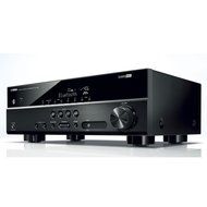 Yamaha RX-V381 5.1-Channel AV Receiver With Bluetooth/HDCP2.2 and Polk TSi100 Bookshelf Speakers - Pair (Cherry) N2